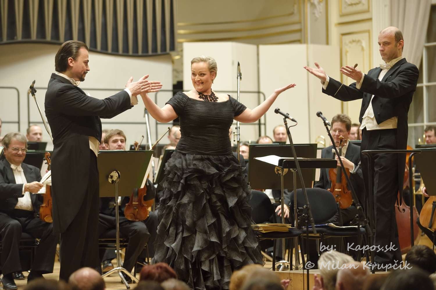 Štefan Kocán - Stefan Kocan, Maria Porubcinova a dirigent Rastislav Stur